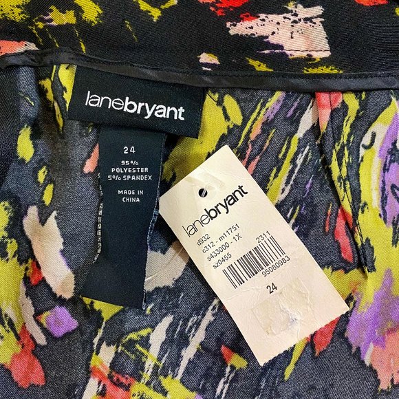 NWT Lane Bryant Abstract A-Line Skirt - Picture 9 of 9